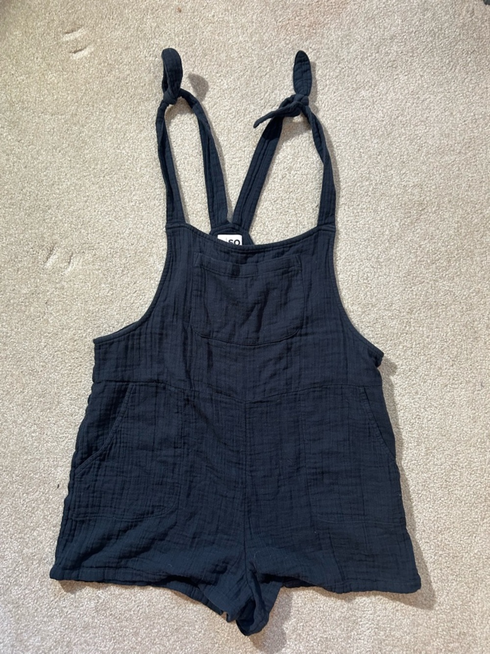 SO Brand black Shorts One-Piece Romper Womens L